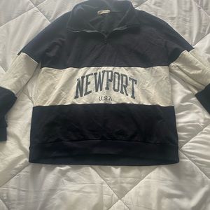 Romwe Newport collared sweater